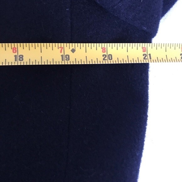 Vintage Parisian Signature Petite Wool Cashmere Black Blazer Women's Size 10P - Picture 6 of 11